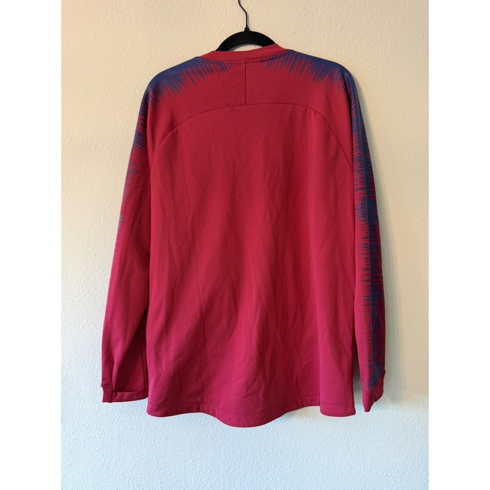 BARCELONA NIKE 2018/2019 FOOTBALL TRAINING ANTHEM TRACK TOP SIZE L Soccer - Picture 9 of 9
